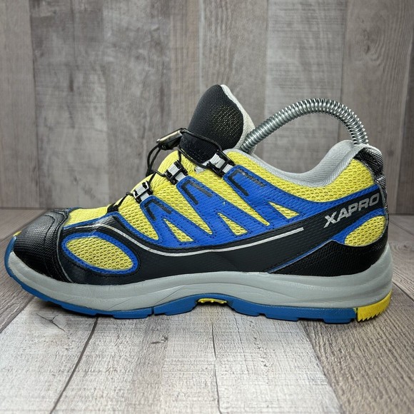 Salomon XA Pro Trail Hiking Running Shoes Blue Yellow Size M5 I W6.5 159817 - Picture 9 of 11